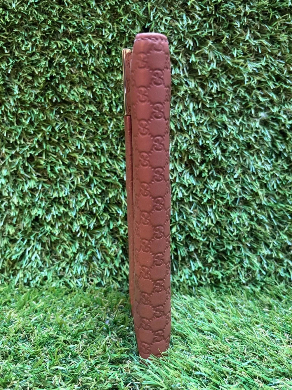 Gucci Microguccisima Pink Leather Wallet
